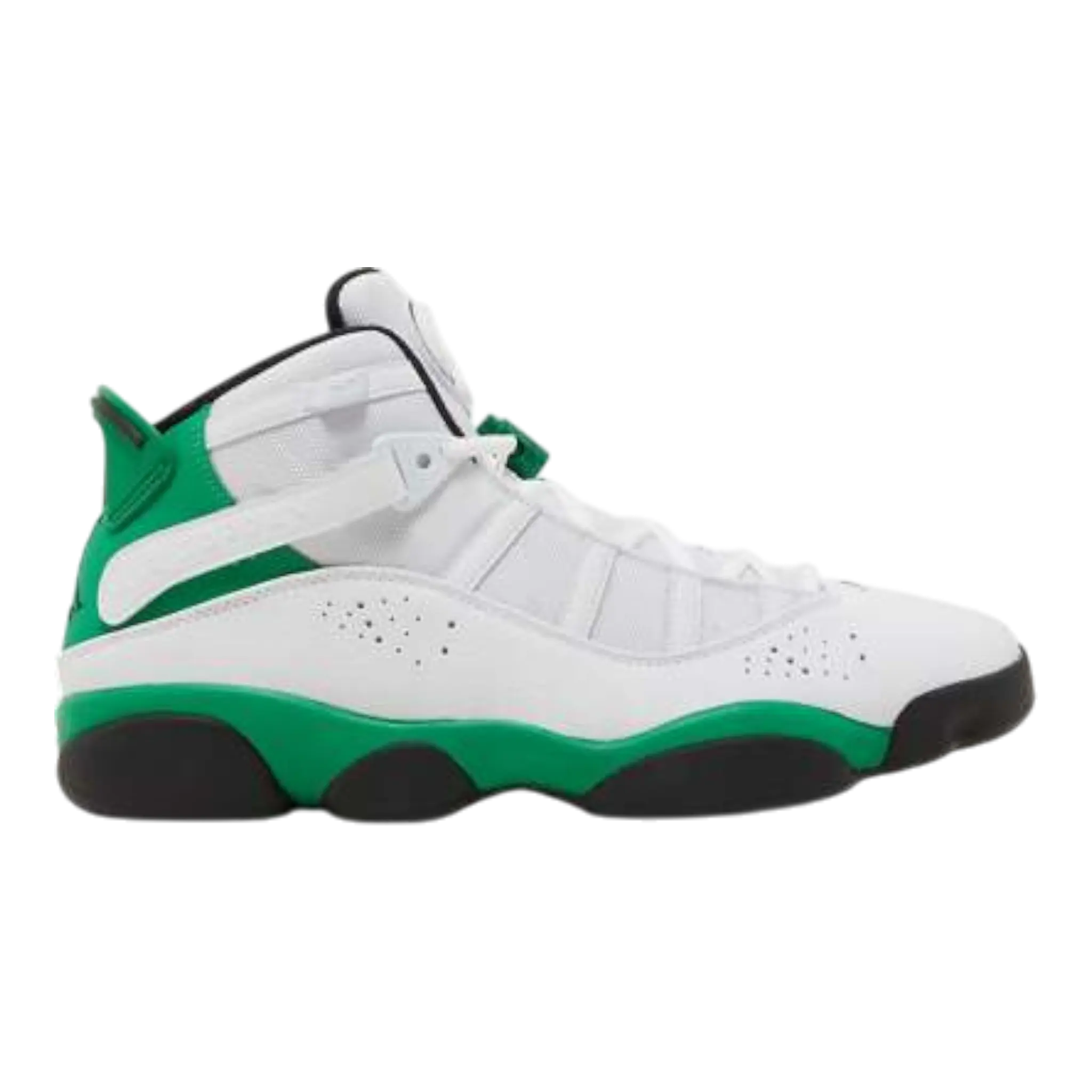Jordan 6 Rings Men's Shoes White/Black/Lucky Green