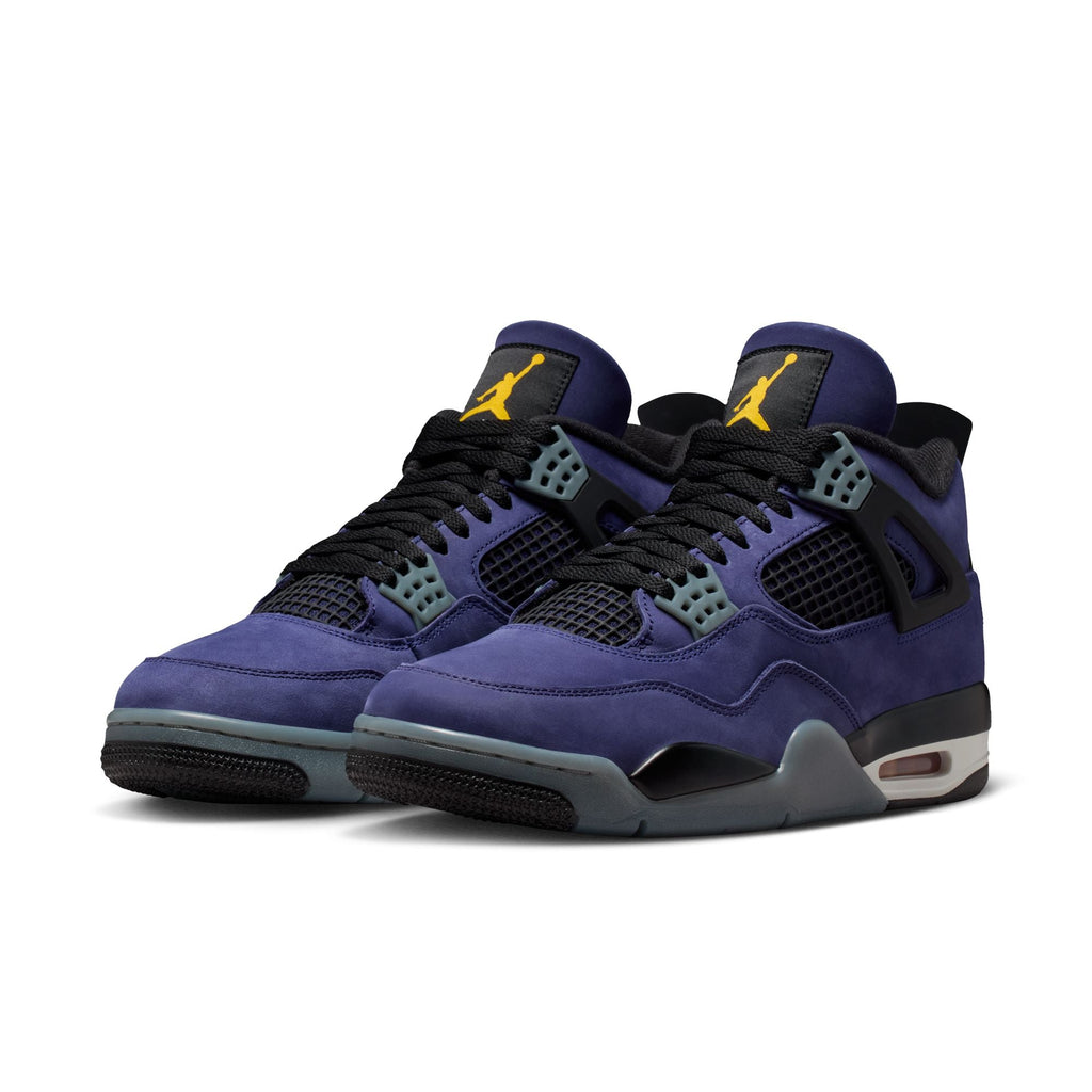 Air Jordan Mens 4 Retro - Lakers