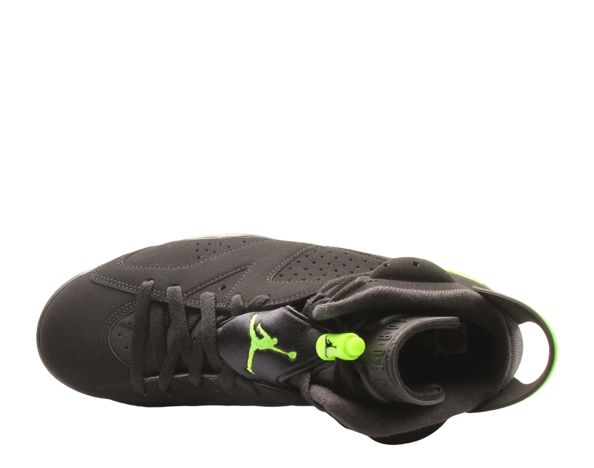 Jordan Air Jordan 6 Retro Men Basketball Sneakers Black/Electric Green
