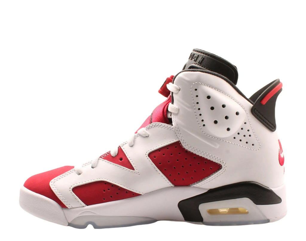 Jordan Air Jordan 6 Retro Men Basketball Shoes White/Black/Carmine
