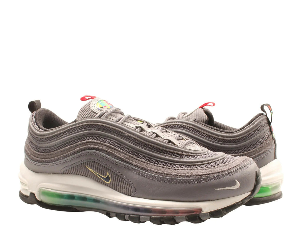 Nike Air Max 97 SE Men Running Sneakers Light Graphite/Black/Persian Violet/Obsidian
