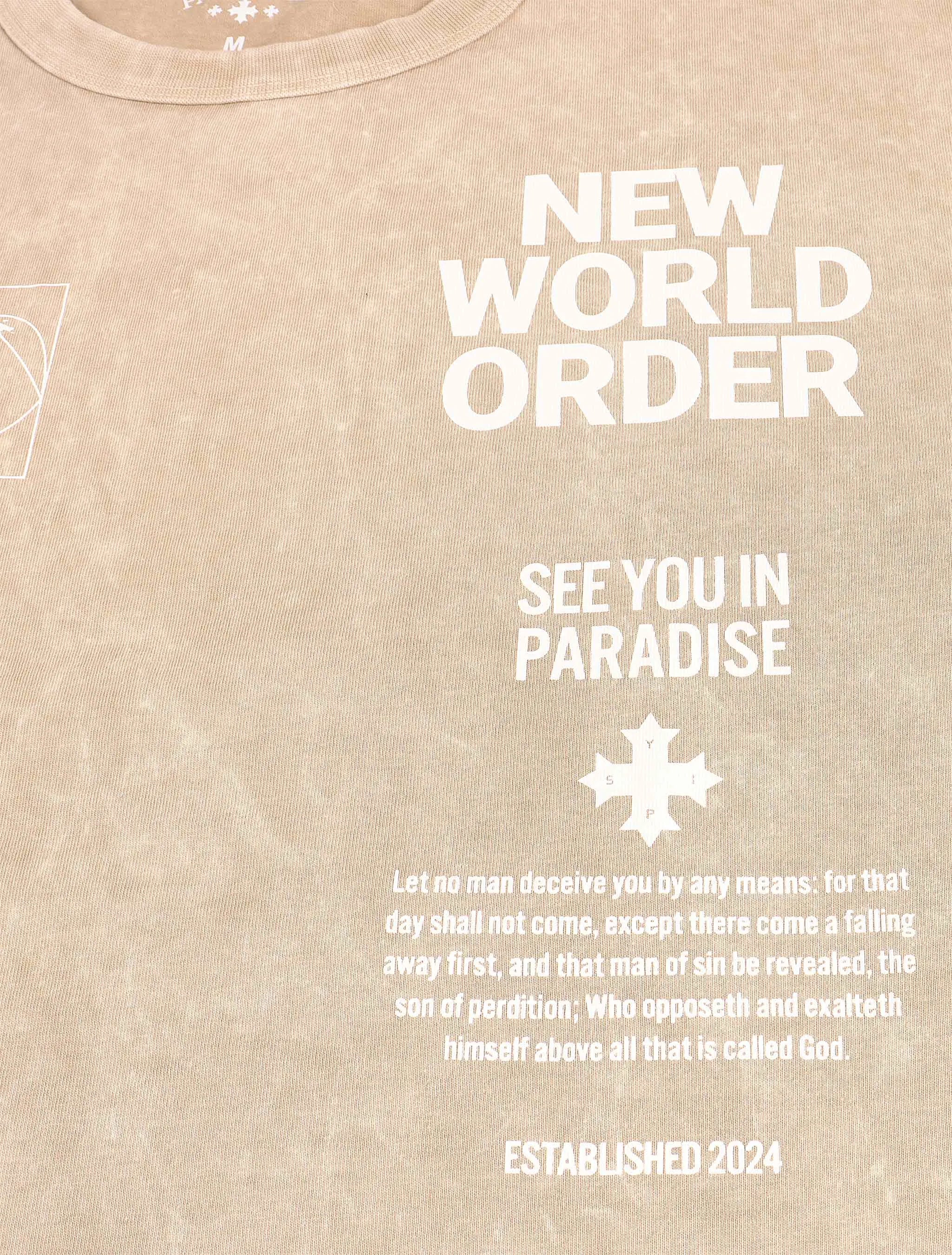 Jordan Craig New World Order Tee - Rust
