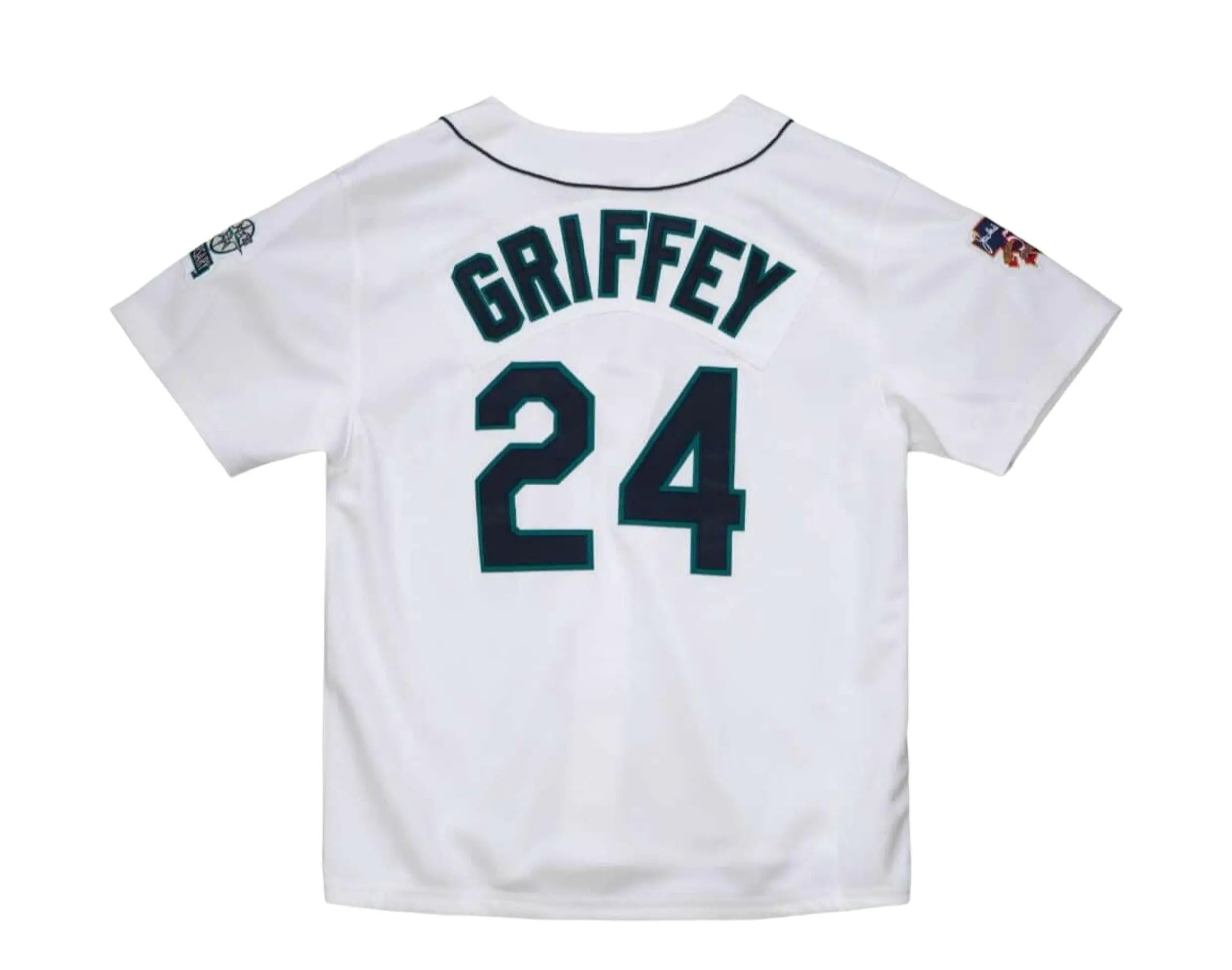 Mitchell & Ness Seattle Mariners Ken Griffey Jr. Authentic Jersey Men Jersey White/Black