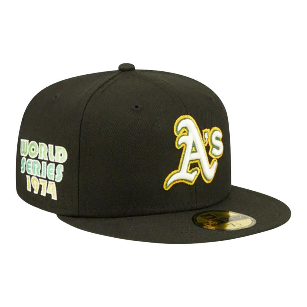 New Era 59Fifty Oakland Athletics Citrus Pop Fitted Hat Black/Green